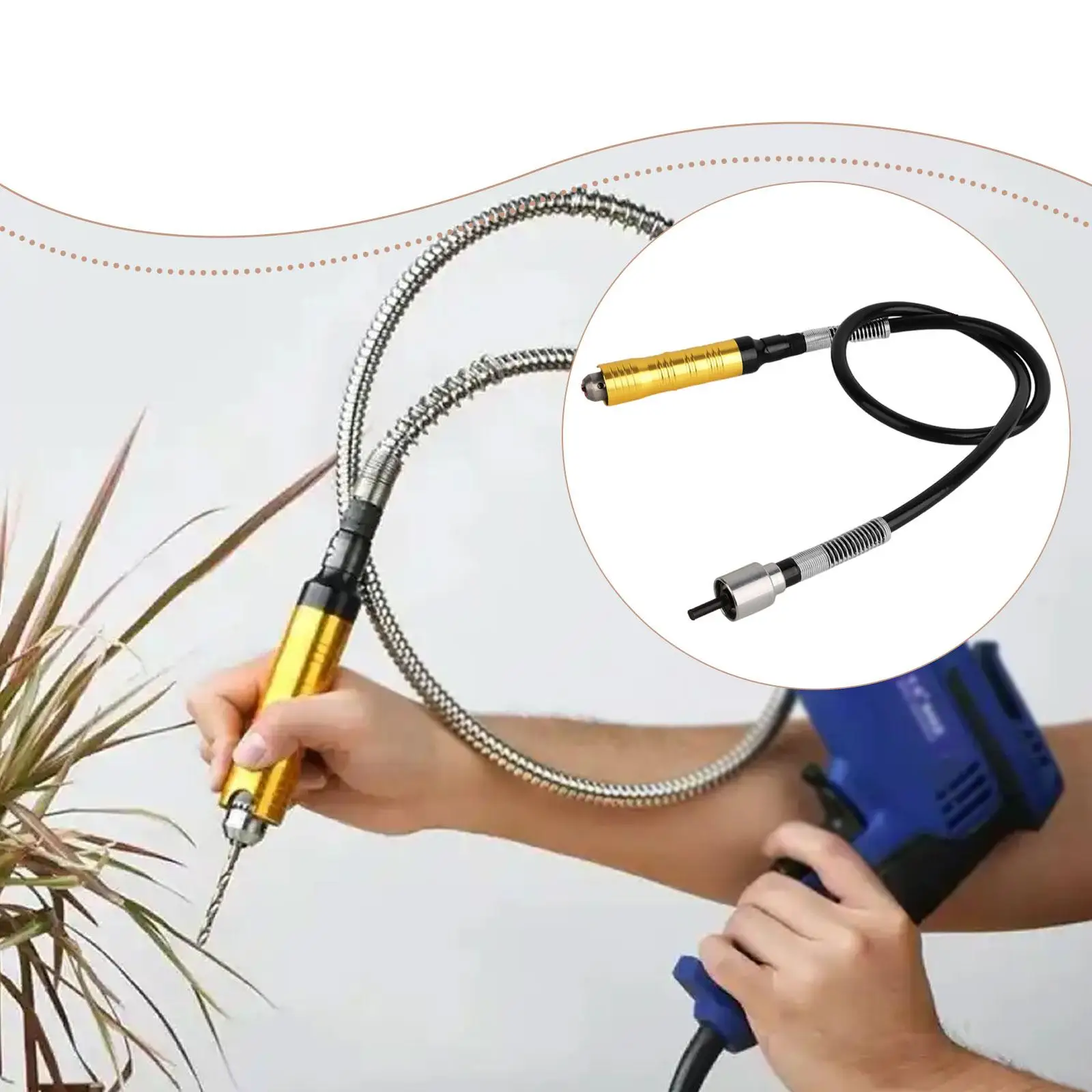 Flex Shaft Practical Professional Heavy Duty Replacement Flexible Shaft for Micro Belt Sander Polisher Electric Grinder Carving