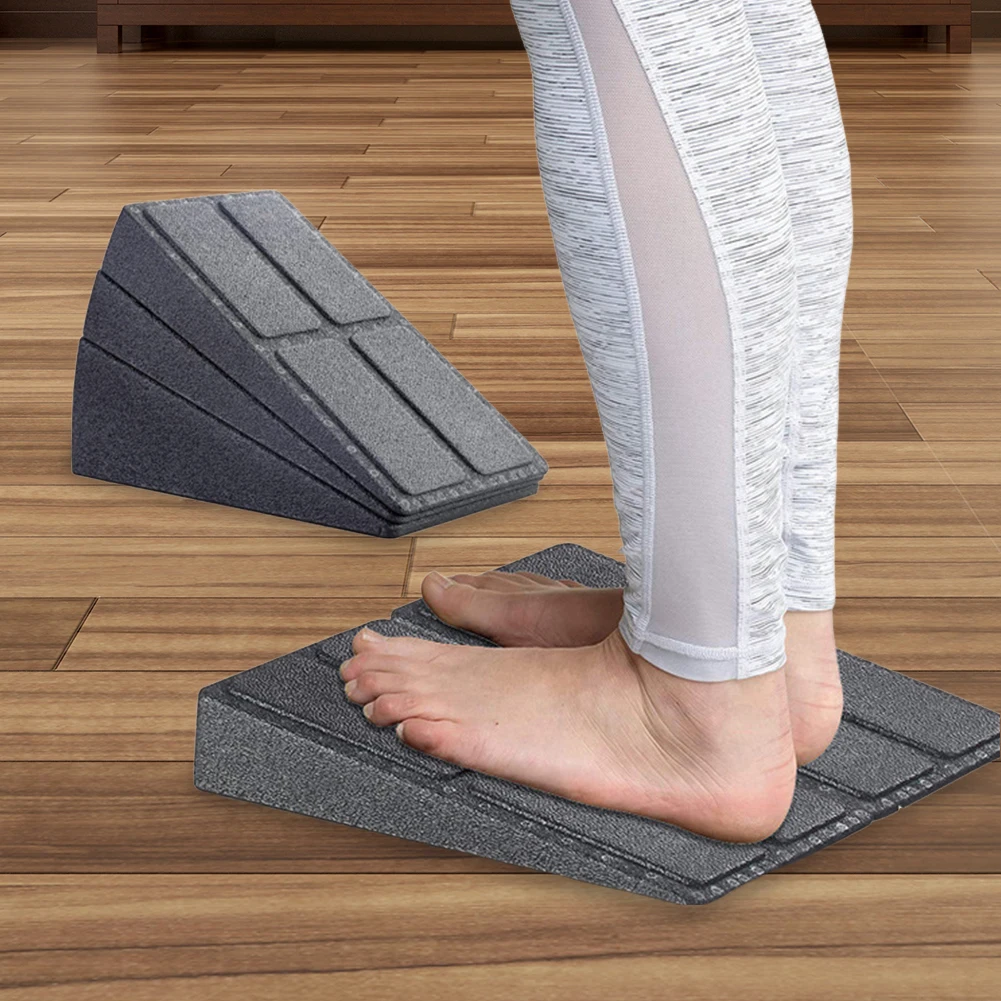3 Pack Squat Wedge Incline Board Adjustable Angles Non-Slip Wedge Blocks Leg Stretcher and Fascia Stretcher for Calf Stretching - Image 4