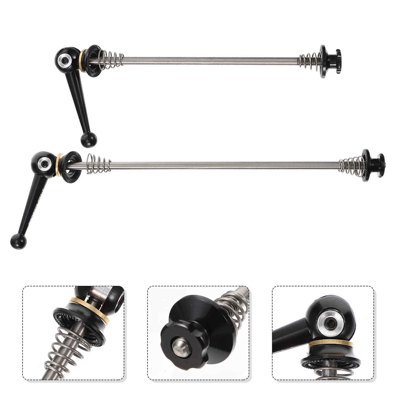 

1Pair Bike Wheel Hub Skewers High Strength Machined Titanium Alloy Easy Setup Quick Installation for All Kinds of Bicycles