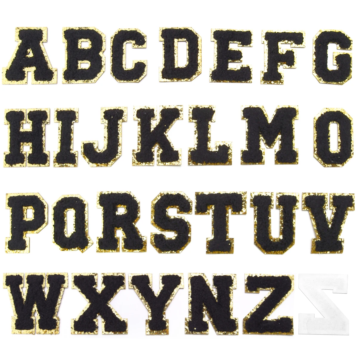 26 Stks/partij Kleur Letter Patches Borduurwerk Alfabet Strijk Patch Stof Voor Tassen Handwerk Kleding Diy Naaien Appliques Benodigdheden