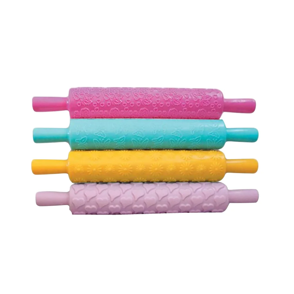 4 Pcs Rolling Pin Cookie Decorating Tools Dough 3600X500X500CM Sugarcraft Portable