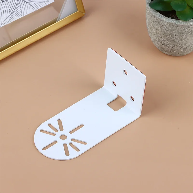 1Pc L Shape Nail Free Iron Bracket Wall Mount Camera Iron Holder with Glue Base PTZ Version Camera Surveillance Bracket