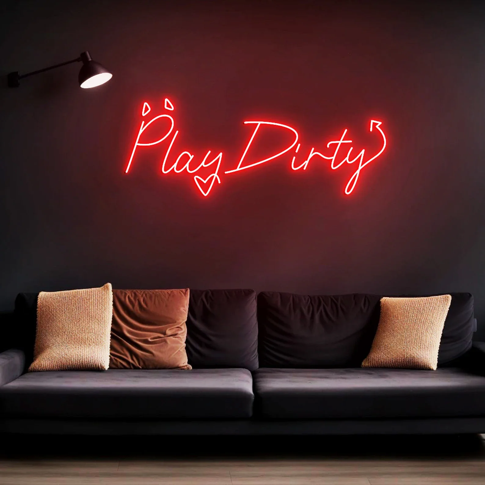 

Неоновая вывеска «Play Dirty», неоновая вывеска на заказ для декора стен спальни, настенное искусство с надписью «Play Dirty», светодиодная неоновая вывеска с красным текстом