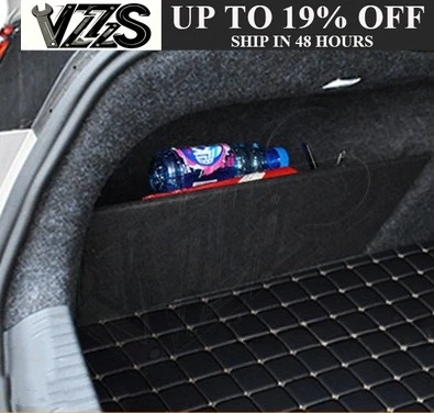 For VW Volkswagen Arteon 2017-2021 Car Accessories Flannel Auto Trunk Side Storage Organizer Board Baffle Partitions Plate Plank