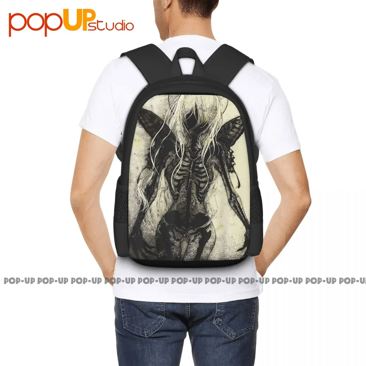 Dark Art Grunge Goth Occult Gothic Aesthetic Girl Horror Backpack Large Capacity Travel 3d Printing