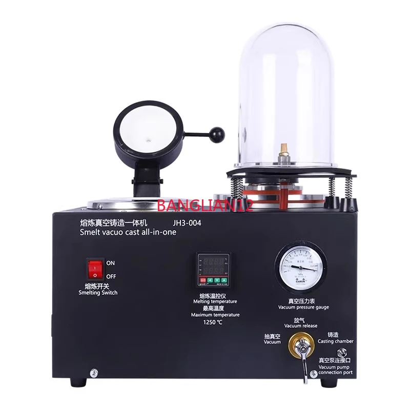 

2-литровая малогабаритная машина для вакуумного литья ювелирных изделий из плавленого золота, машина для литья золота и серебра в гипсовые формы для ювелирных изделий