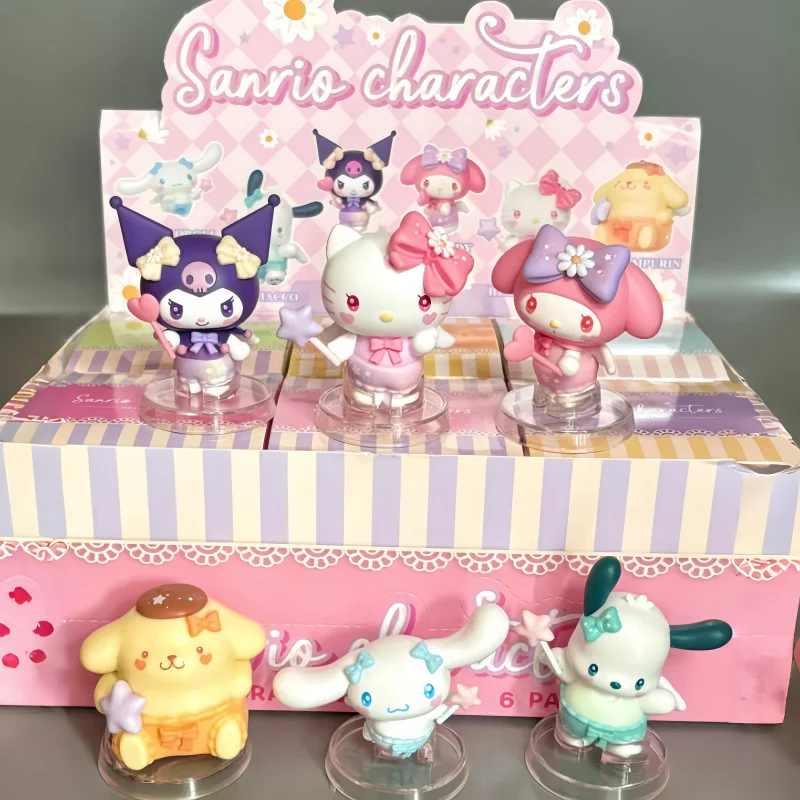 

Новая оригинальная слепая коробка с магнитным притяжением серии Cupid-Маленькие звезды-близнецы Kuromi Melody, коллекционные модели, модная подарочная игрушка