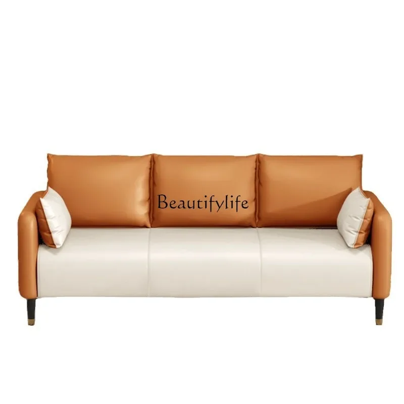 Sofa small apartment simple modern clothing store apartment rental Nordic sofa