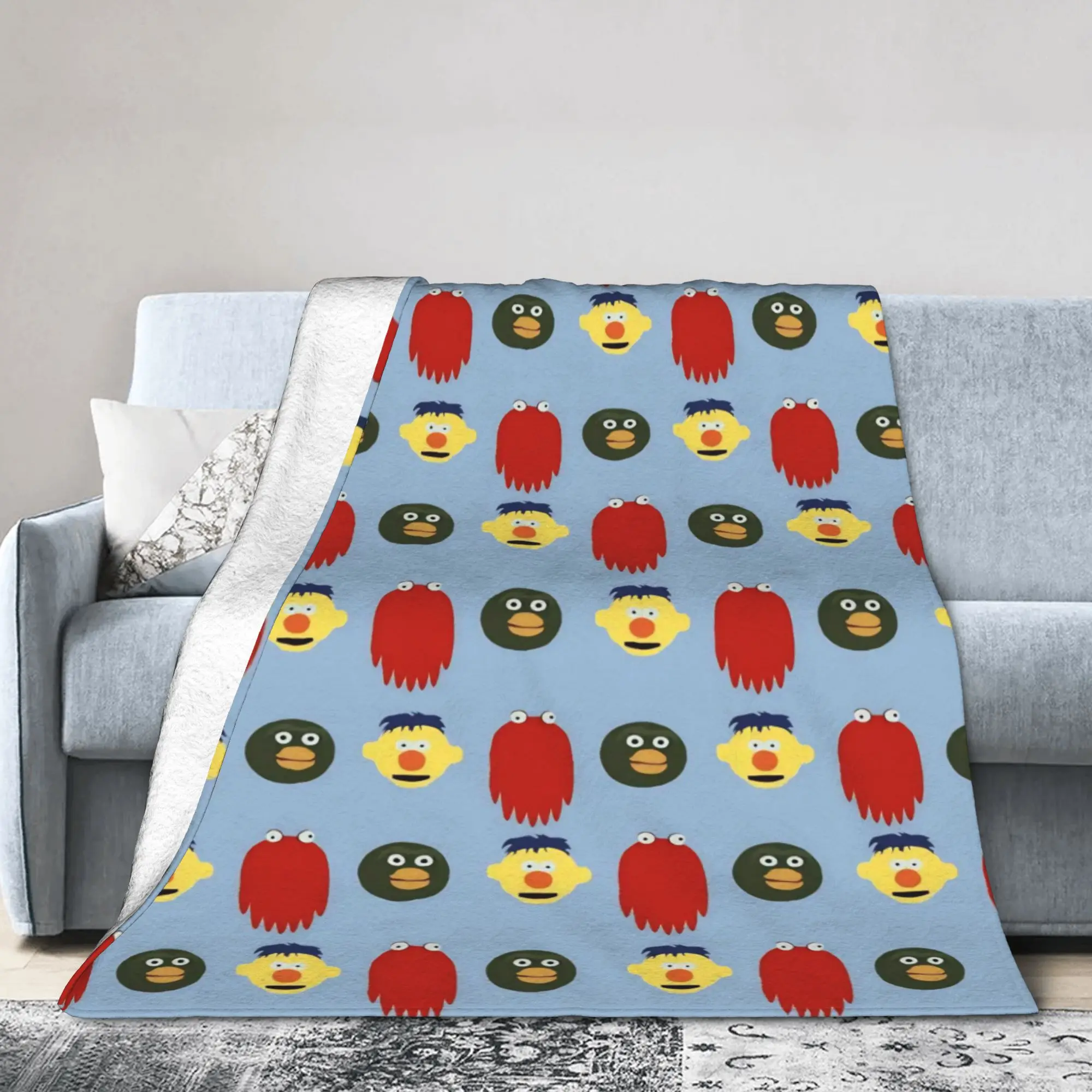 Cozy Don't Hug Me I'm Scared Blanket Merch Bedding Decorative  Throw Blankets Super Soft Fleece for Travel