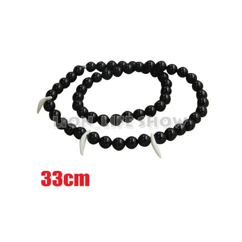 새로운 ❤ 2025 애니메이션 이누야샤 코스튬 빨간색 일본 기모노 남성 로브 코스프레 의상 가발 귀 목걸이 할로윈용 ☆ ☆ ☆