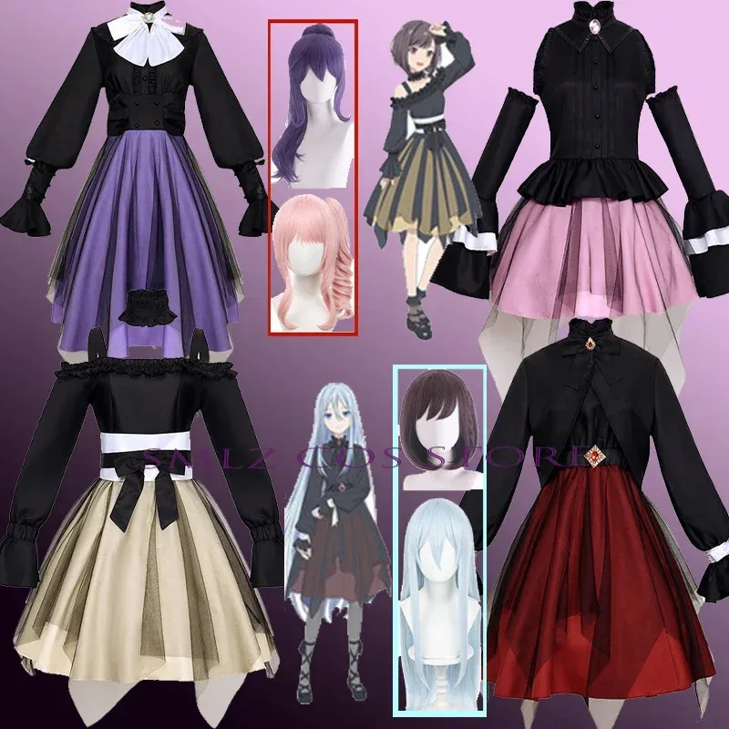 

l2025l New Film 25-ji Nightcord Cosplay Akiyama Mizuki Yoisaki Kanade Shinonome Ena Asahina Mafuyu Costume Halloween Outfit Dres