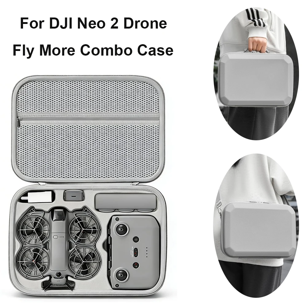 For DJI NEO 2 Travel Organizer Bag Case Drone Remote Carrying Storage Portable Box For DJI Neo 2 RC N3 Shoulder Pouch Accessorie