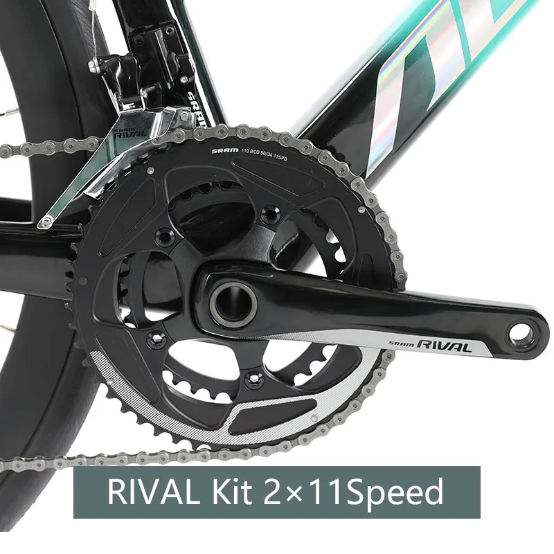 ALVAS Climax SLT RIVAL Road Bicycle 2*11 Speed 700C Hydraulic Disc Brake Carbon Fibre Commute Leisure Cycling Men Women