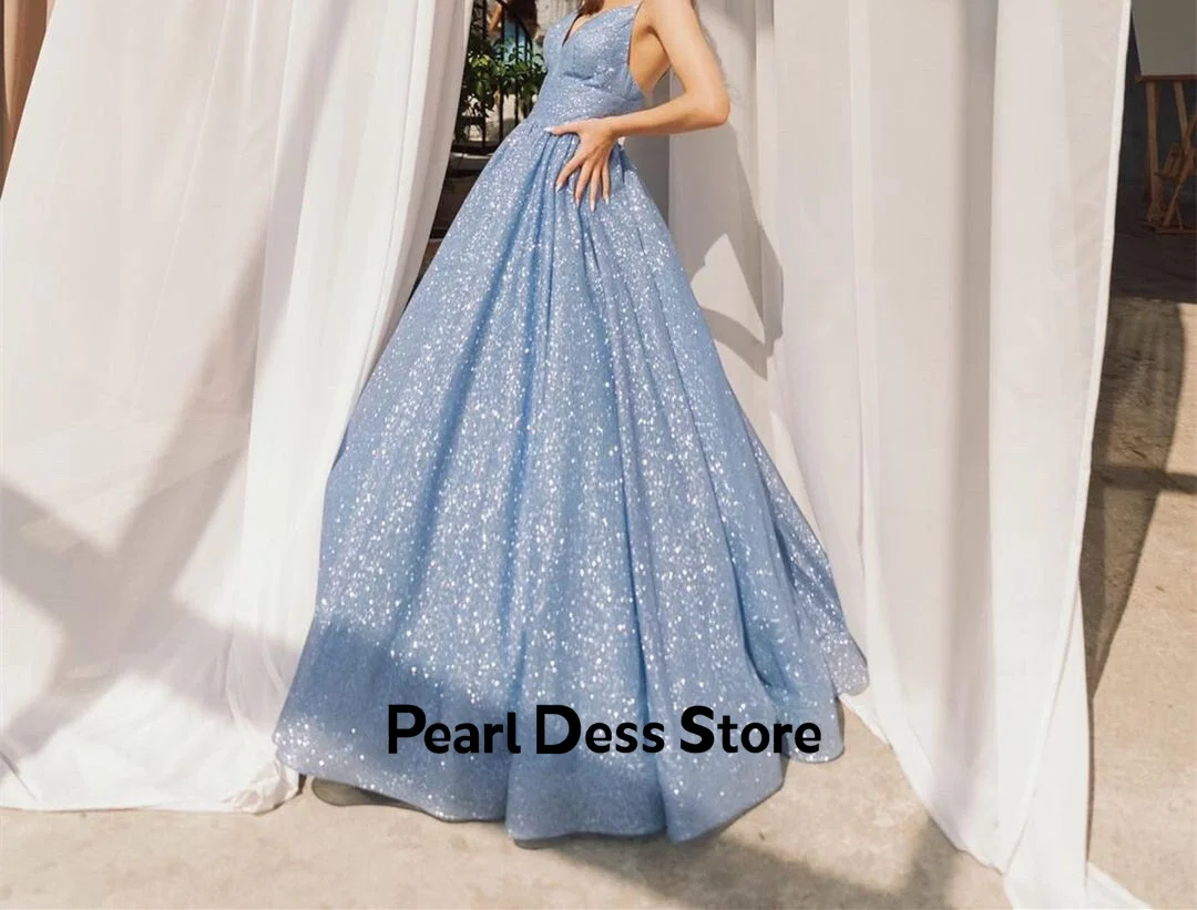 Pearl Evening Gown Backless Ladies Dresses for Special Occasions Shiny Dress Women Elegant Party Dresses 2024 for Wedding Dress