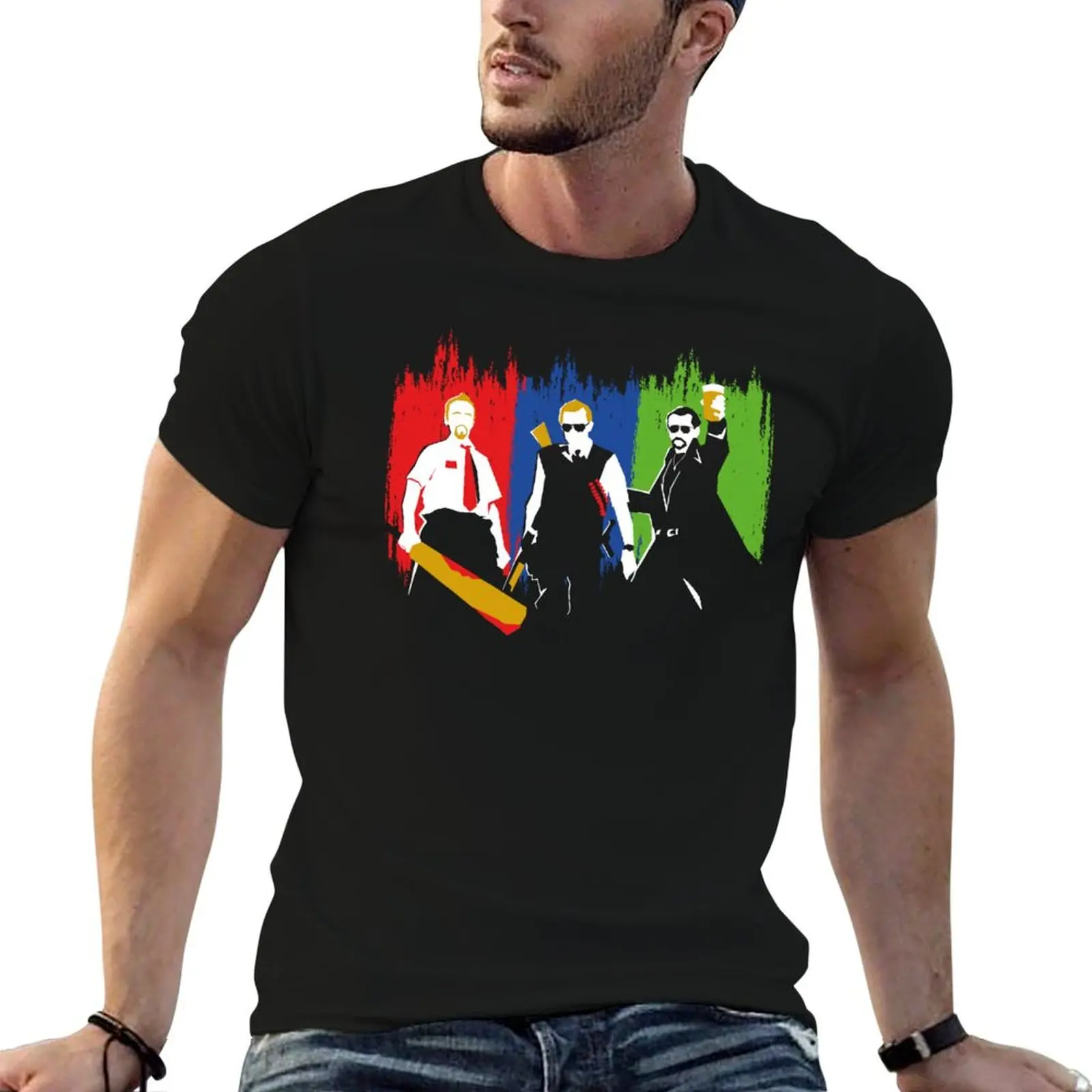 The Blood and Ice Cream Trilogy T-Shirt vintage t shirts custom shirt T-shirt men