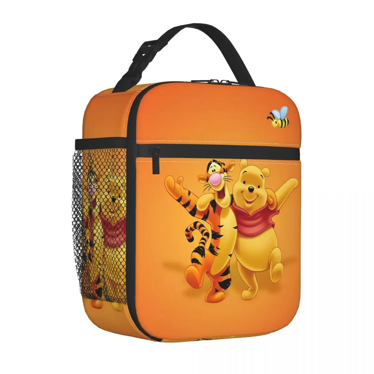 

Winnie The Pooh And Tigger Insulated Lunch Bags Leakproof Cute Bee Lunch Container Thermal Bag Tote Lunch Box Beach Bento Pouch
