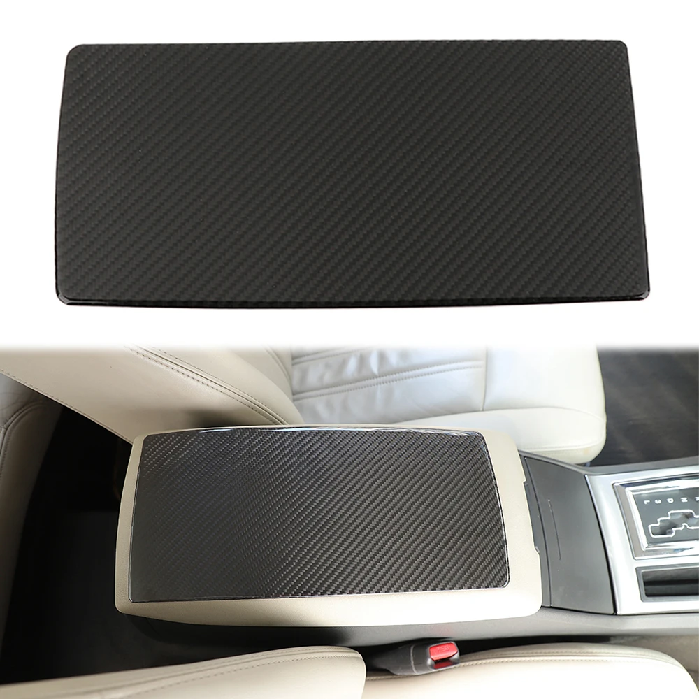 

Center Armrest Box Panel Decoration Cover Trim Sticker for Dodge Charger 2006-2010 Chrysler 300C 2004-2009 Car Inner Accessories