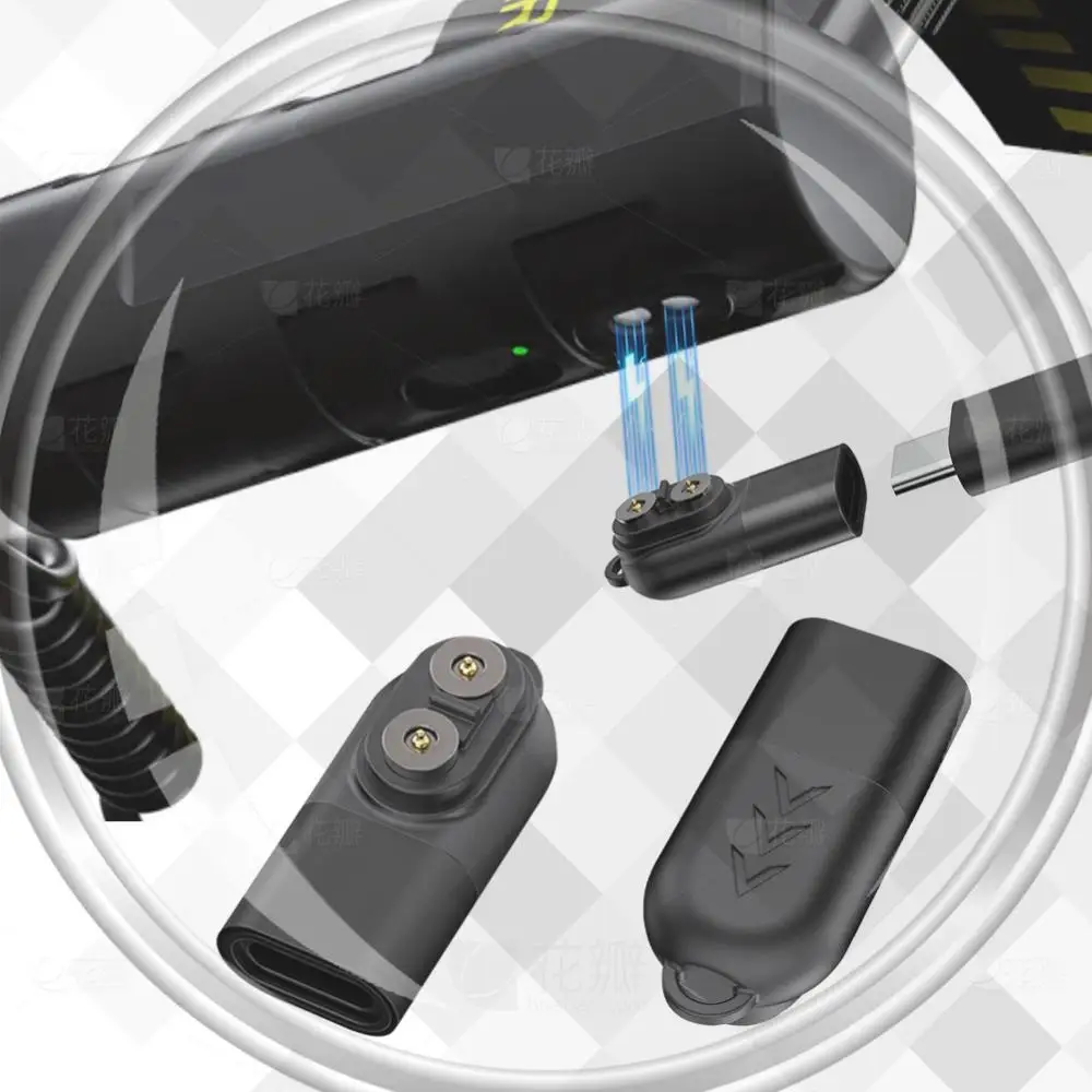 

Магнитный адаптер с защитой от перегрузки, конвертер для зарядки фонариков, адаптер для зарядки типа C для фонариков и налобных фонарей