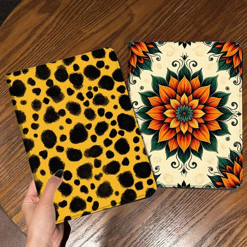 

Yellow Leopard Print Pattern Gift Tablet Case For Samsung Galaxy Tab S7 S8 S9 S10 FE Lite