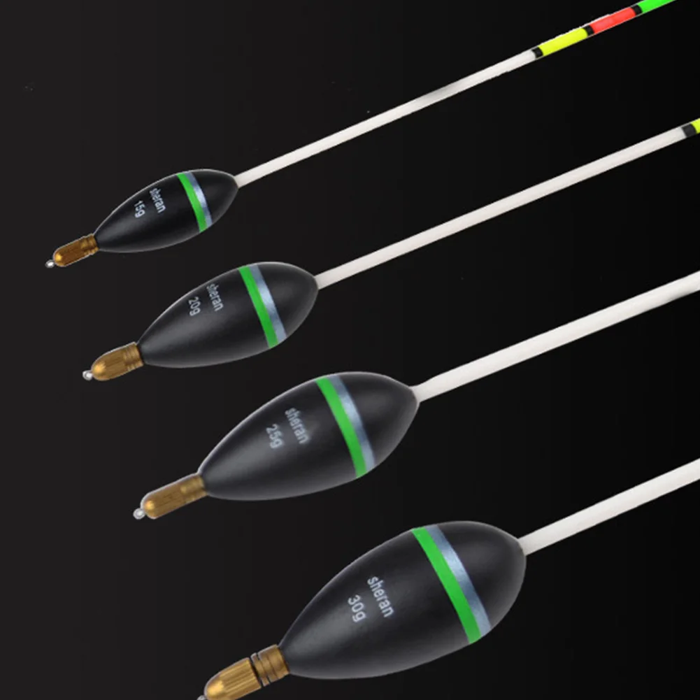 العوامة العمودية 15 جرام 20 جرام 25 جرام 30 جرام البحر الصيد معالجة البلسا الخشب الكارب معالجة خشبية الصيد يطفو في الهواء الطلق معدات صيد الأسماك اكسسوارات