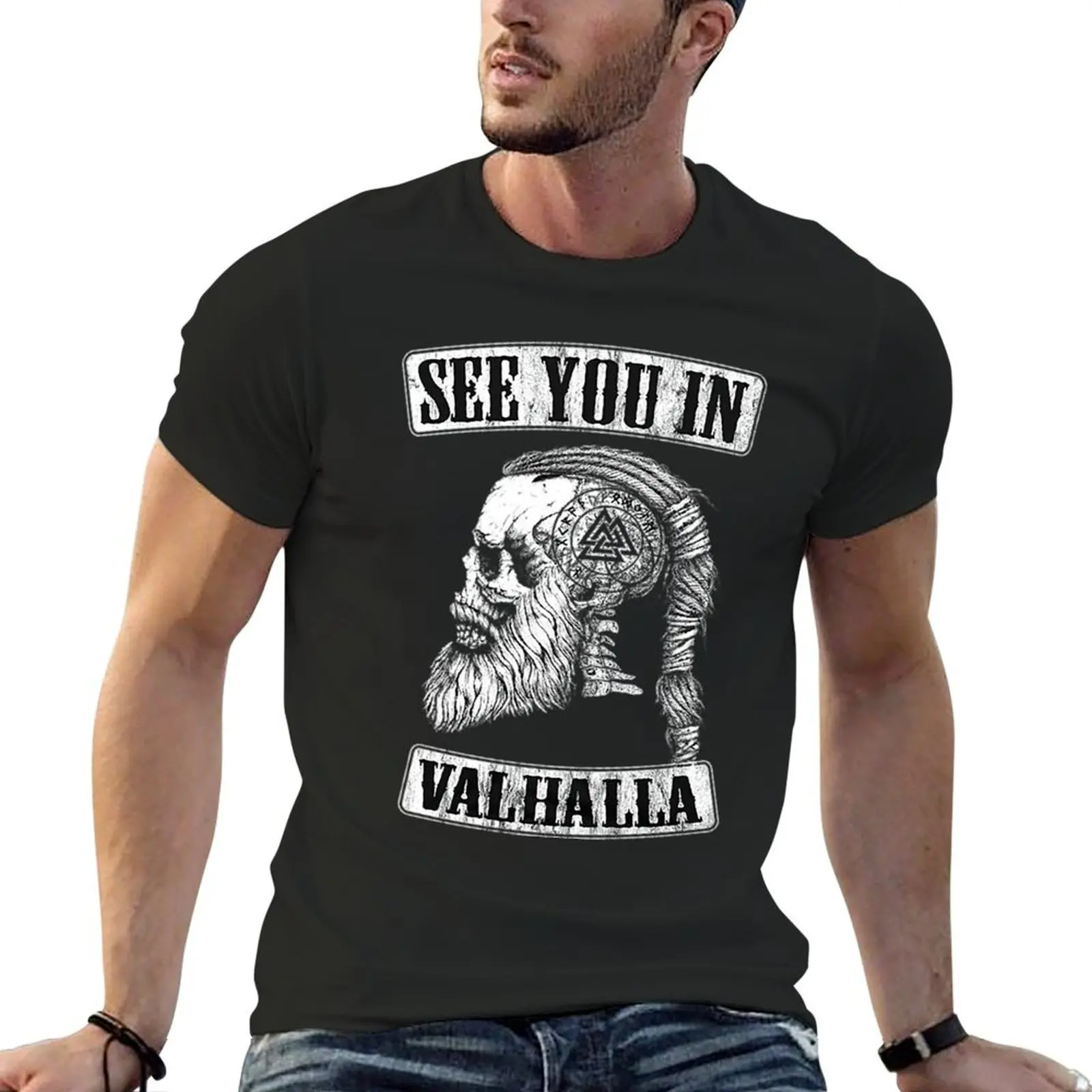 

Valhalla T-Shirt cute clothes essential t shirt baggy shirts graphic shirts Short sleeve tee men