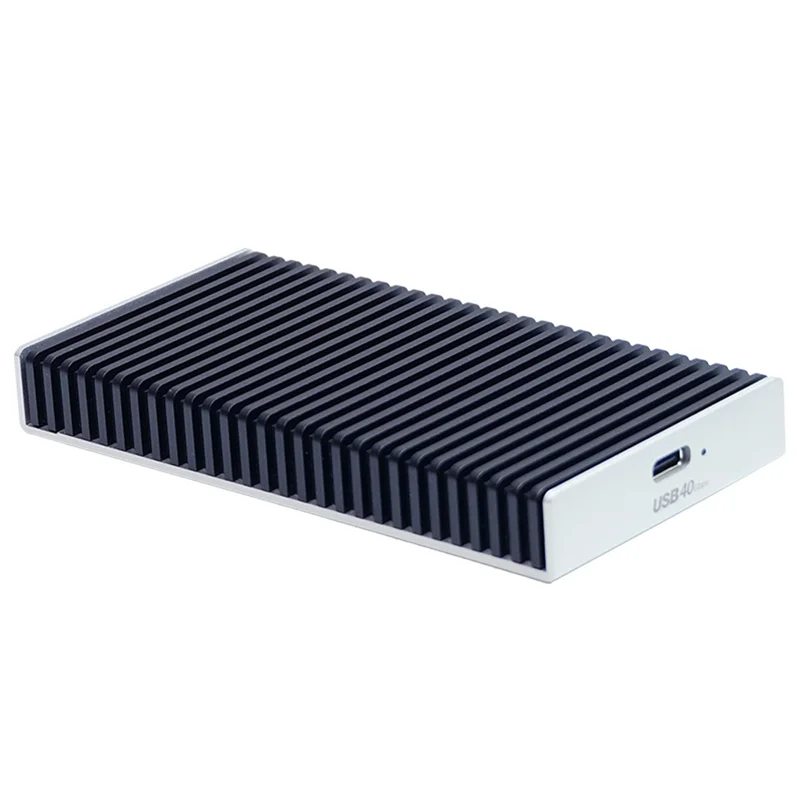 ABDW-Thunderbolt USB4 To Pcie Gen4 X4 Nvme SSD Enclosure 40Gbps For Windows Macos Linux OS Support System