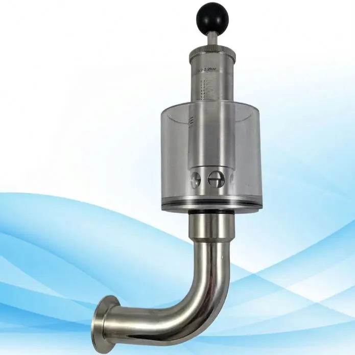 Sanitary Beer Brewing Equipment Stainless Steel 304/316L Clamp 50.5 Ss316l 0.2-3.5Bar Tri-Clamp Spunding Valve With Manometer