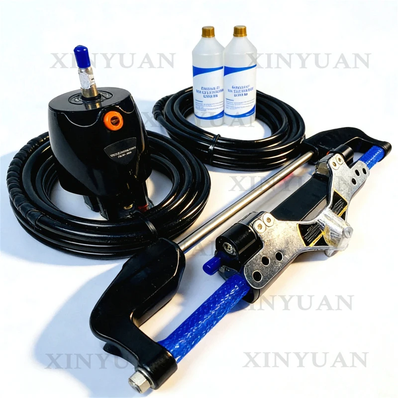 Hydraulic Steering Pump Durable High Horsepower Accessory for Yacht and Fishing Boat Outboard Motors