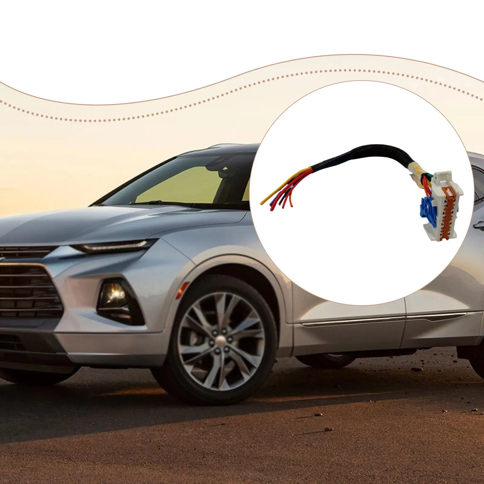 Junction Block Connector AUX Switches and Wires Replaces Spare Part 13578892