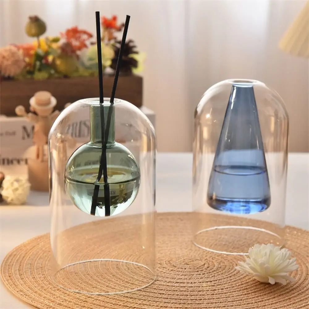 Creative Aromatherapy Diffuser Bottle Minimalism with Diffusers Sticks Glass Essential Oil Diffuser Exquisite 130/200ML