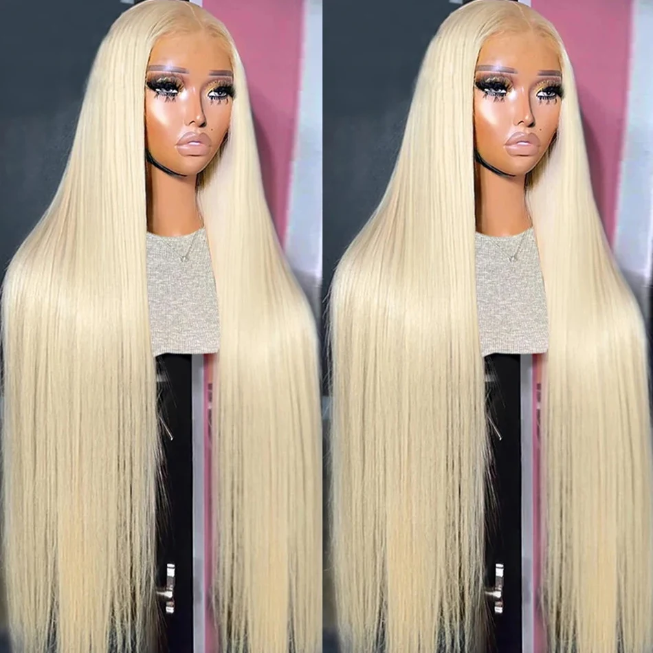 250 Density 613 Honey Blonde Straight 30 40 Inch 13x4 HD Lace Front Human Hair Wigs 13x6 Transparent Lace Frontal Wig For Woman