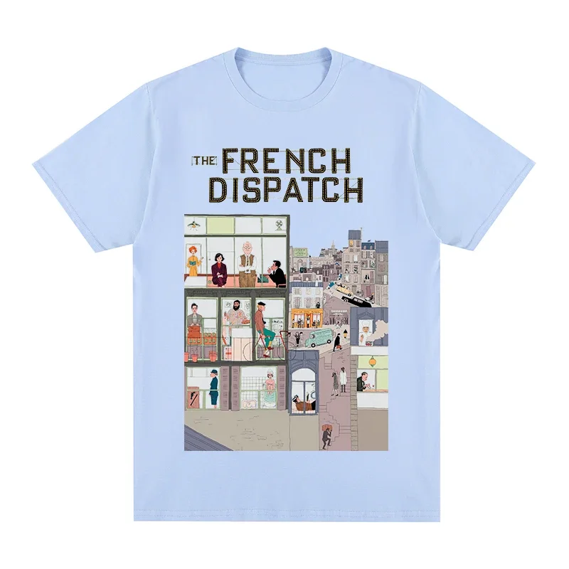 the french dispatch Timothee Chalamet T-shirt Wes Anderson Cotton TEE TSHIRT Womens Tops Unisex Japanese Vintage Artwork Tengu