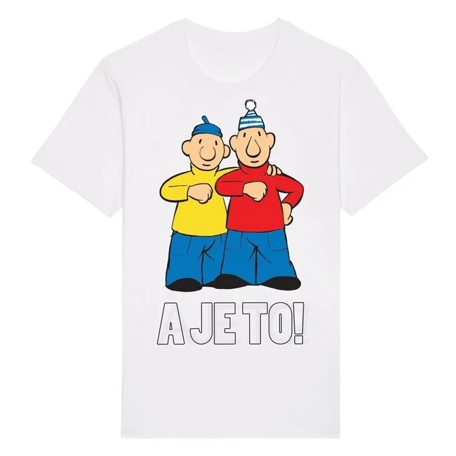 Pat & Mat A JE TO Anime T-shirt Men Women Cartoon Summer Cotton Y2K Clothing Fashion Breathable Short Sleeved Top Streetwear