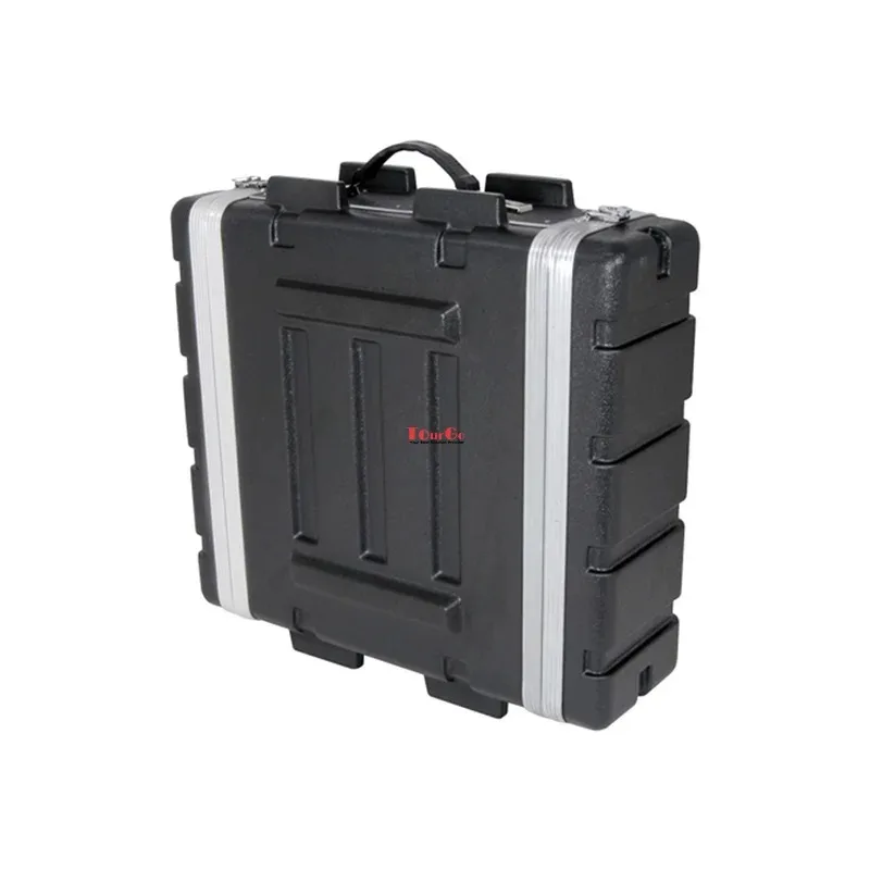 6U ABS 19" Rack Road Case with Trolley
