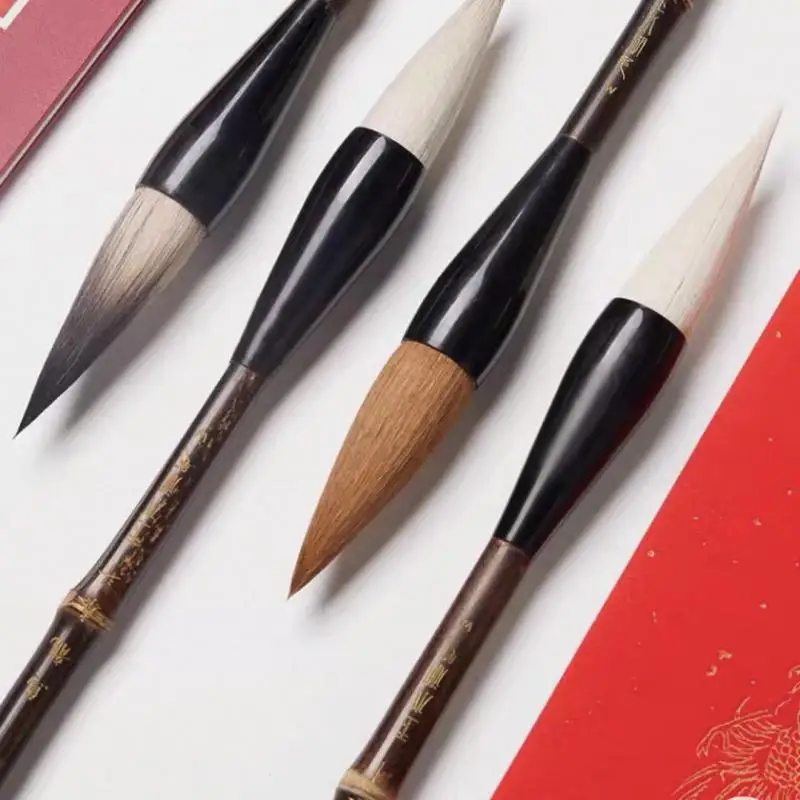 Chinesische Kalligraphie Pinsel Stift Große Regelmäßige Skript Malerei Schreiben Zeichnung Pinsel Trichter-förmigen Caligrafia Handwerk Liefert – Detail 6