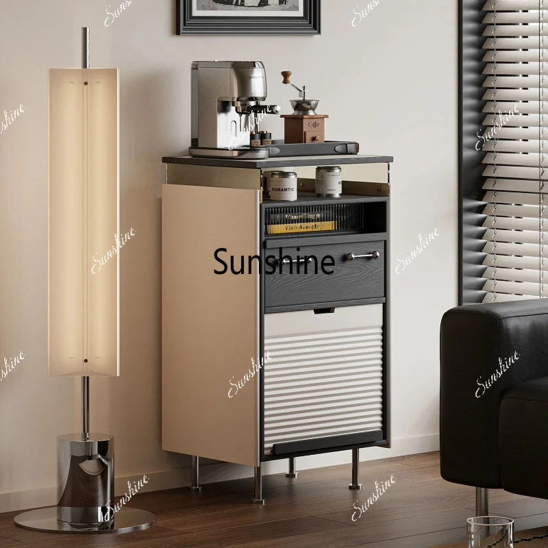 Modern simple side locker living room multi-layer drawer storage wall cabinet