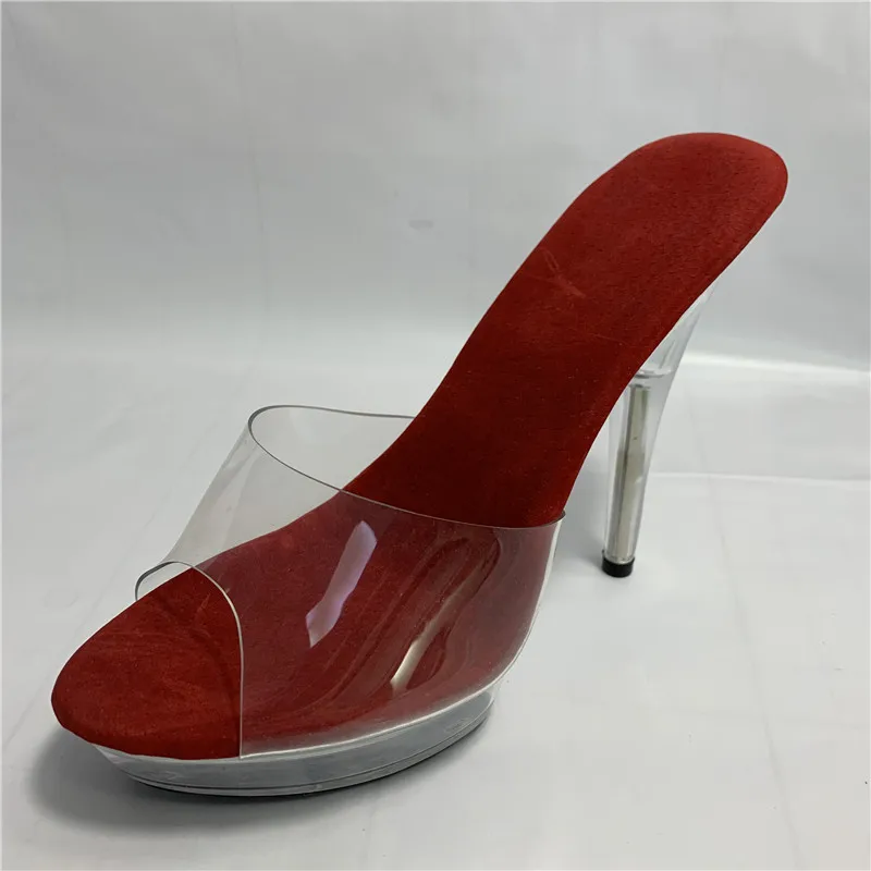 New 13 cm high heel fashion model shoes, banquet stage show summer non-slip,dance shoes