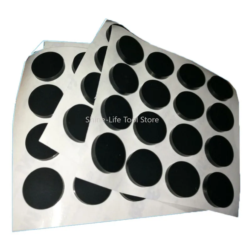 Dia 4.5~99mm Black Round Self Adhesive Anti Slip Rubber Feet Pads Furniture Feet Floor Protector Pads Thick 1.5mm 2.1mm 3mm 5mm
