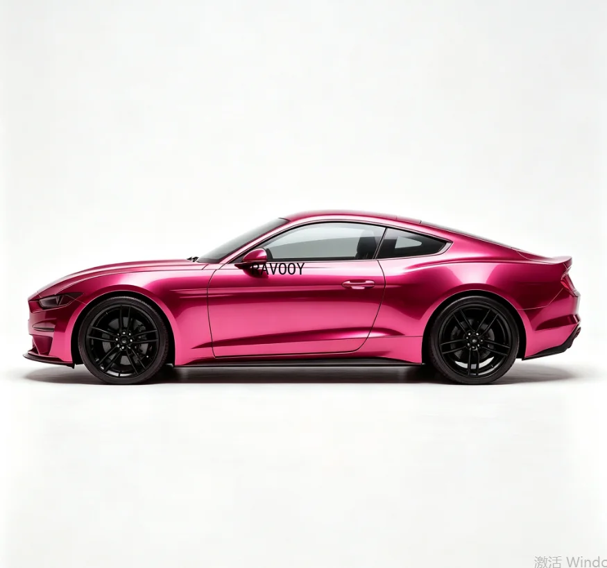 Metal Magenta Red PPF TPU Paint Protection Film Car Wrap Invisible Scratch Resistant Anti Yellowing Hydrophobic Protection