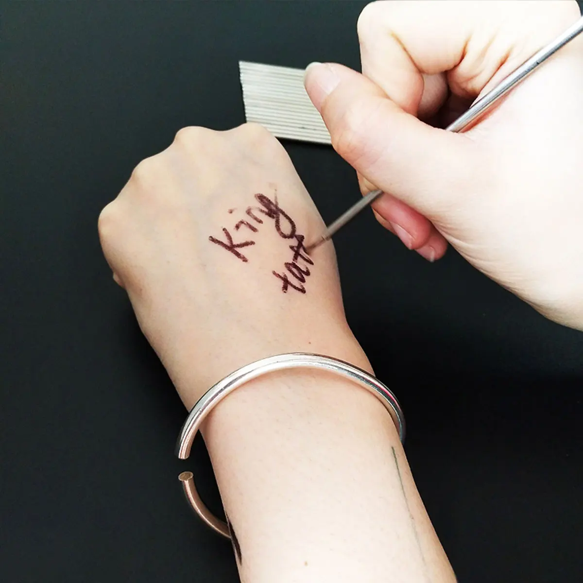 

20Pcs Microblading Pen Cores Skin Doodler for Tattoo Marking Fine Point Accuracy Safe Quality Purple Holder Set