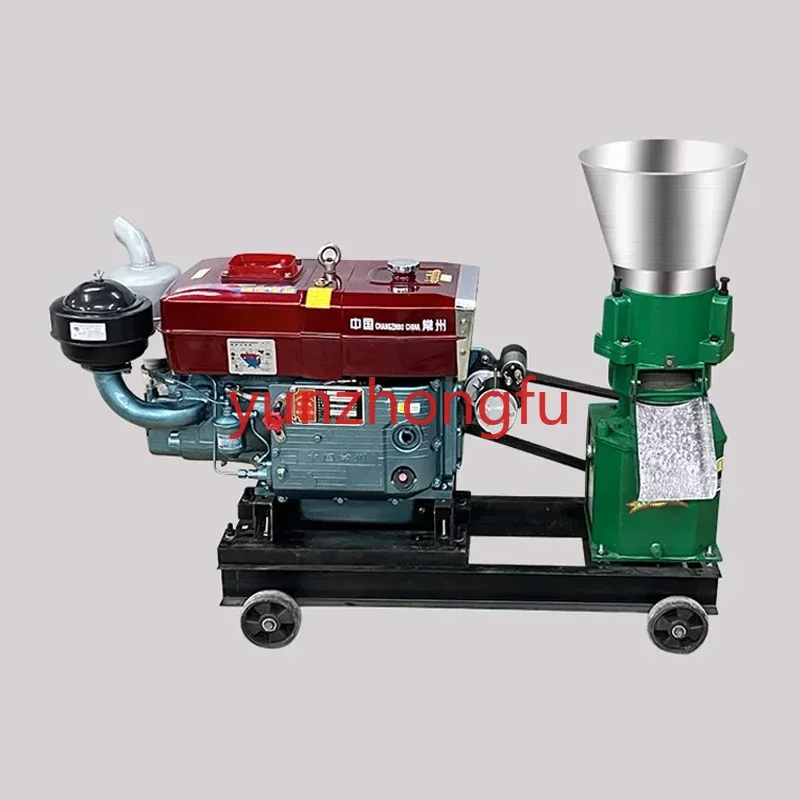 150-300kg/h Diesel  pellet machine Feed pellet making machine Feed pellet forming machine Chicken, duck and goose