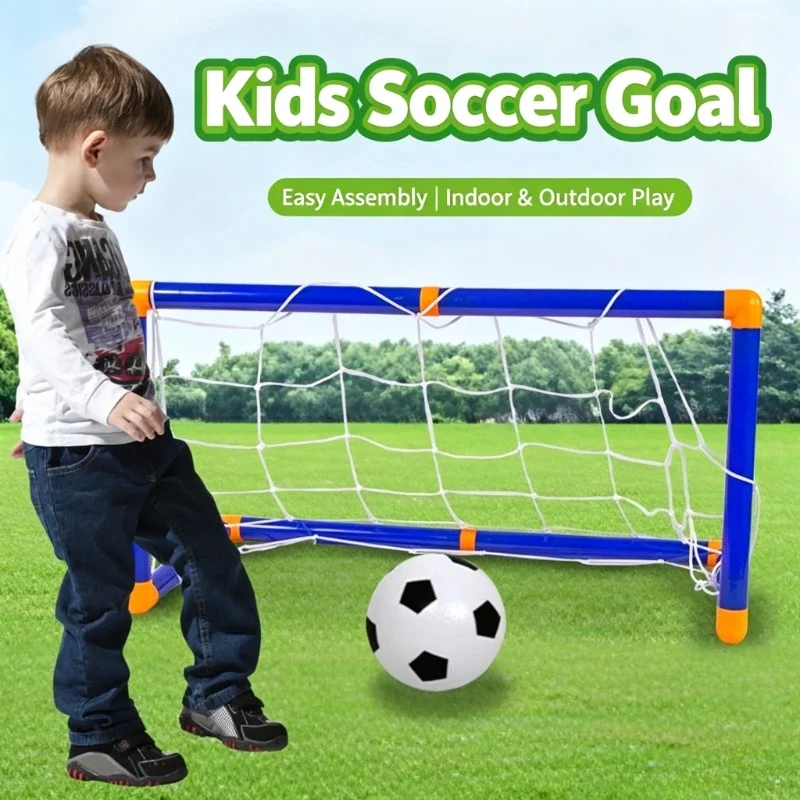 Portable Portable Mini Soccer Goal Set, Easy Assembly Football Net with Ball, Indoor Backyard Lawn Outdoor Sports Training Game Toy - Aliexpress Deal