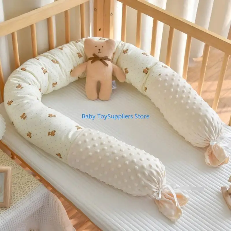 R1WF Soft Soft Berker Bumper Solução Sono Segurança Infantil Para Aumentar Ambianças Quarto