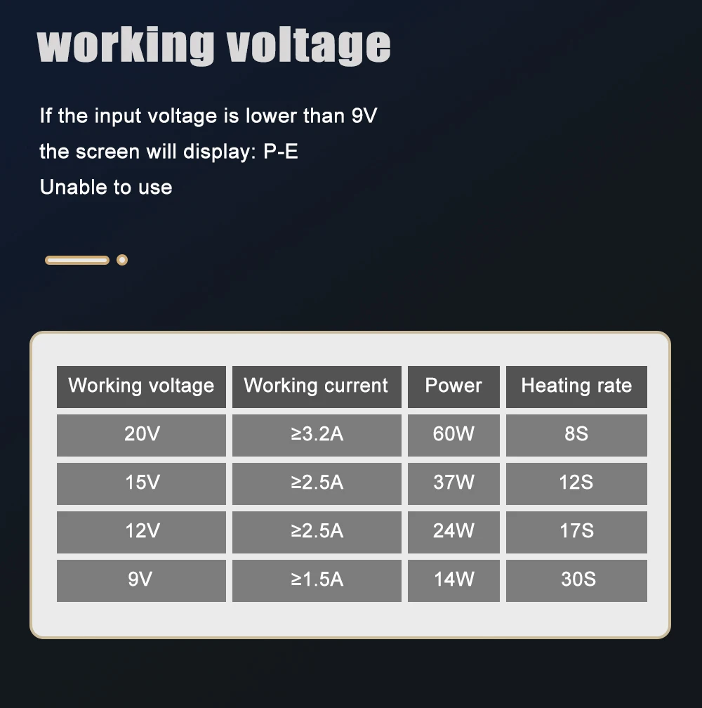 T65/C153 USB Digitaler Lötkolben Typ-C Digitaler Elektrischer Lötkolben mit Einstellbarer Temperatur DIY Heizung Reparatur Schweißwerkzeug – Detail 12