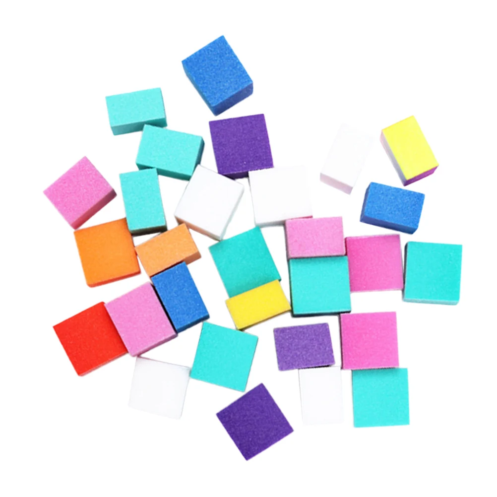 ชุดตะไบฟองน้ำสำหรับทำเล็บมือและเล็บเท้า ช่วยให้เล็บเงางามและเรียบเนียน บล็อกขัดเล็บอย่างอ่อนโยนสำหรับการใช้งาน น้ำยาขัดเงาเล็บ