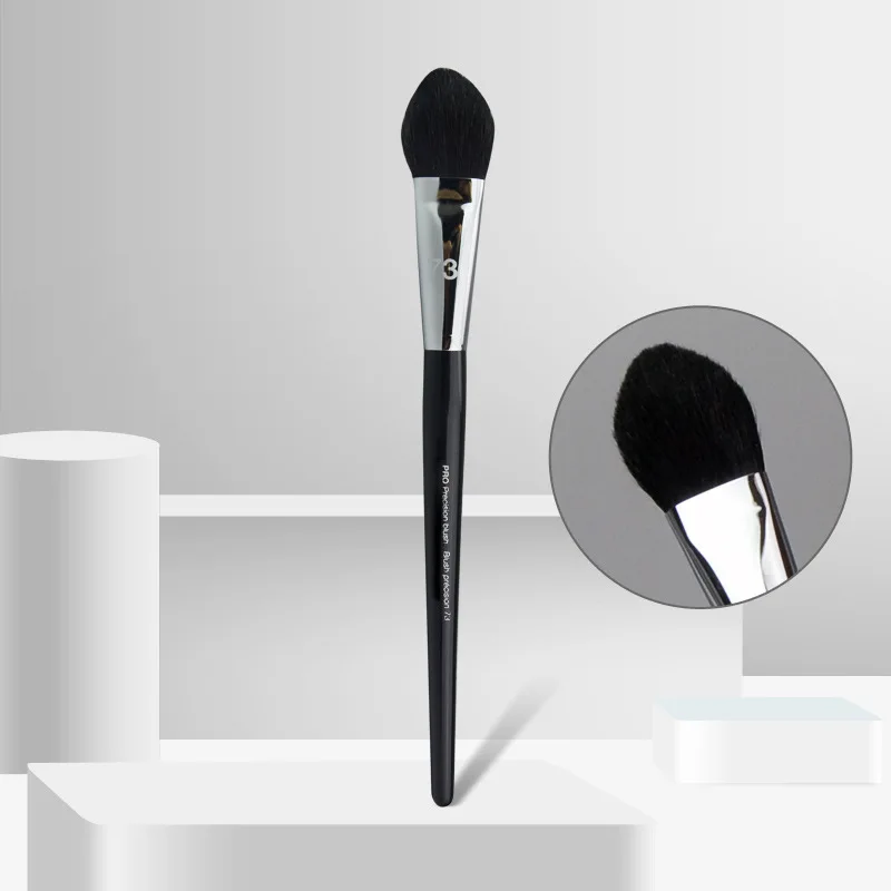 Professionele Concealer Make-Up Borstel Geitenhaar No.73 Platte Tong Vorm Pro Presicion Blush Brush Foundation Cosmetische Schoonheid Tool