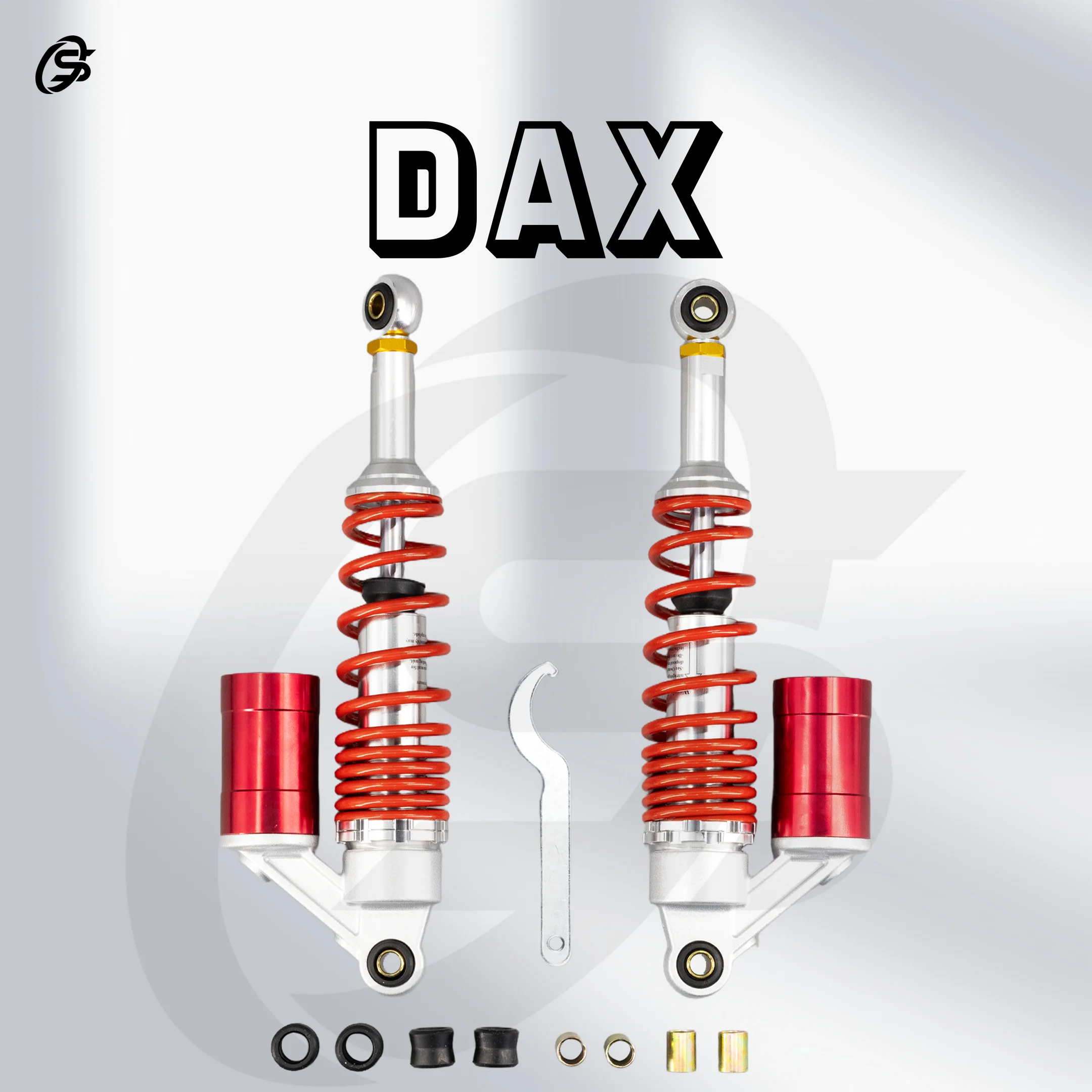 

Rear Suspension 330mm Shock Absorber with Gas Cylinder DAX CT70 Red Sliver Damping Motorcycles Accessories