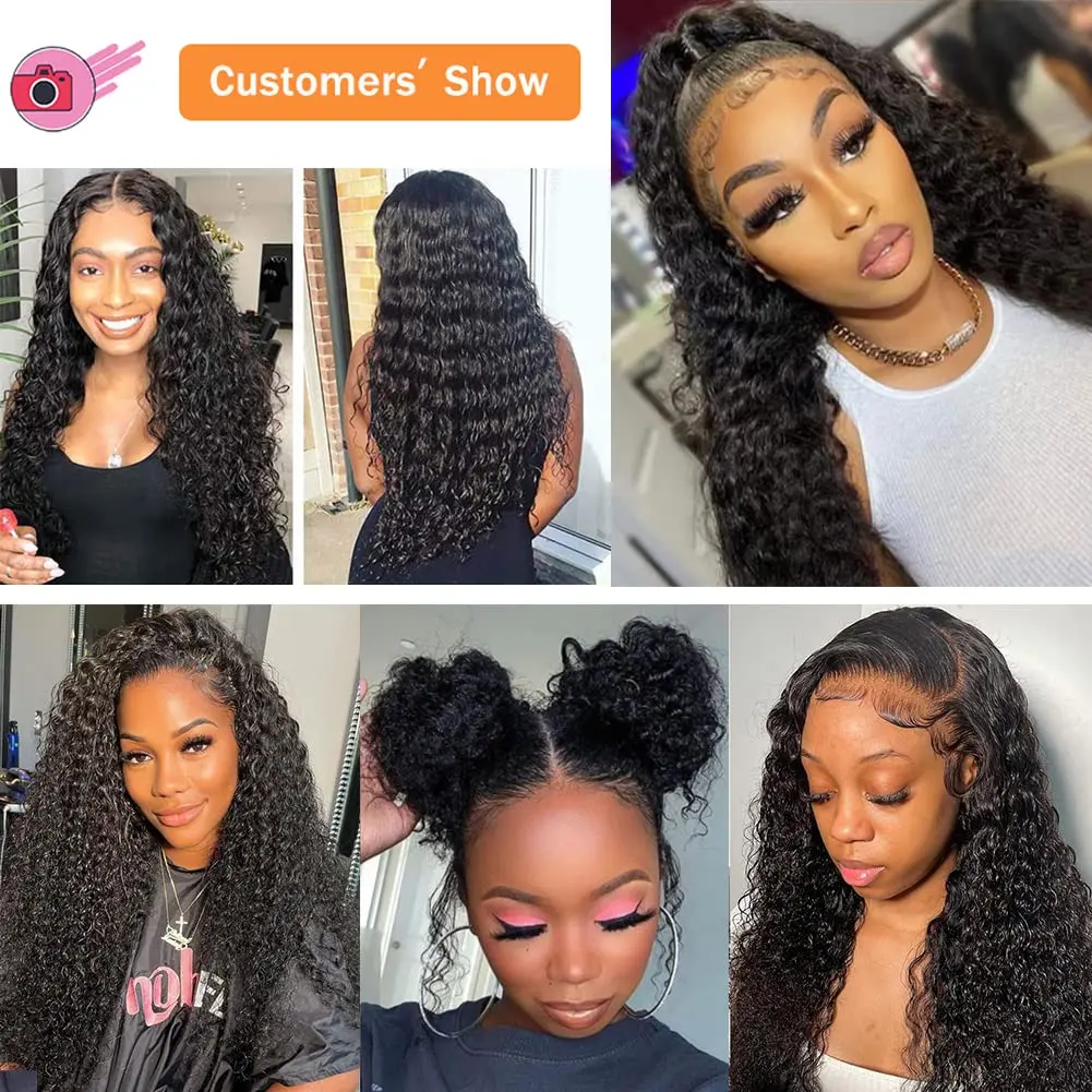 Burmese 360 Lace Front Wig Human Hair 100% Pre Plucked Kinky Curly Human Hair Lace Frontal Wigs 100% Brazilian Curly Wig On Sale