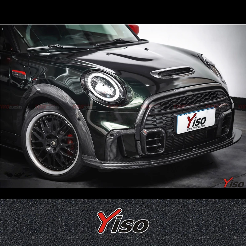Suitable for 2021 MINI JCW F56 Carbon fiber Modified encirclement Aerodynamic kit 2022 MINI JCW F56 YISO Carbon fiber Air intake