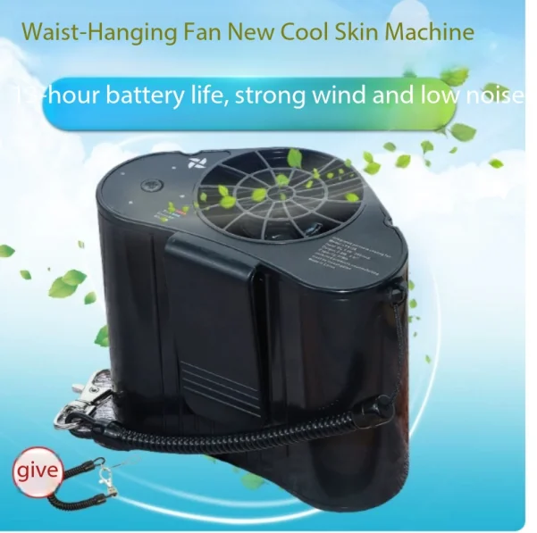 Summer Portable Waist Fan Charging Welder Cooling Waist Electric Fan Mobile Portable Air Conditioner Skin Cooler